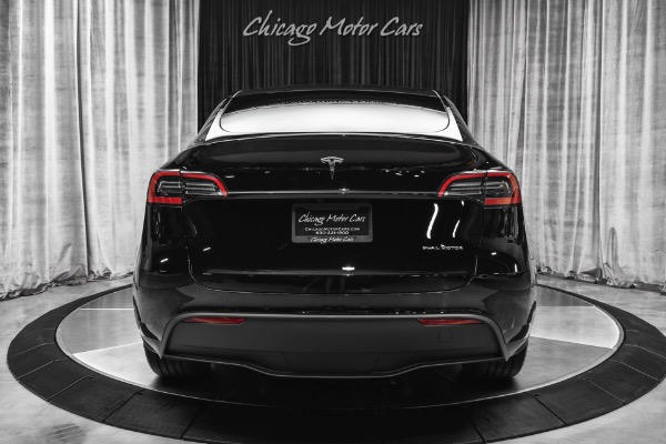 Used-2022-Tesla-Model-Y-Long-Range-AWD-SUV-Solid-Black-Autopilot-Induction-Wheels-ONLY-50-Miles