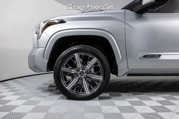 Used 2022 Toyota Tundra Capstone HV CREWMAX 4x4 only 700 miles New Hybrid Technology! Bed Extender! for sale Sold at Chicago Motor Cars in West Chicago IL 60185 3