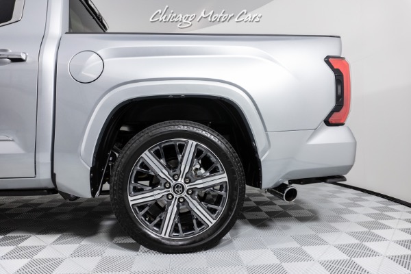 Used 2022 Toyota Tundra Capstone HV CREWMAX 4x4 only 700 miles New Hybrid Technology! Bed Extender! for sale Sold at Chicago Motor Cars in West Chicago IL 60185 5
