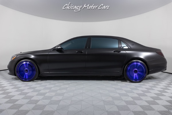 Used 2018 Mercedes-Benz S-Class S650 Maybach Full Stealth PPF Rare Travis Scott Forgiato Wheels Loaded!! for sale Sold at Chicago Motor Cars in West Chicago IL 60185 2
