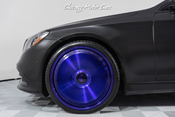 Used 2018 Mercedes-Benz S-Class S650 Maybach Full Stealth PPF Rare Travis Scott Forgiato Wheels Loaded!! for sale Sold at Chicago Motor Cars in West Chicago IL 60185 3