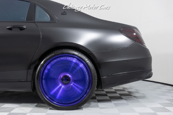 Used 2018 Mercedes-Benz S-Class S650 Maybach Full Stealth PPF Rare Travis Scott Forgiato Wheels Loaded!! for sale Sold at Chicago Motor Cars in West Chicago IL 60185 4