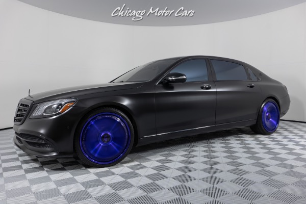 Used-2018-Mercedes-Benz-S-Class-S650-Maybach-Full-Stealth-PPF-Rare-Travis-Scott-Forgiato-Wheels-Loaded