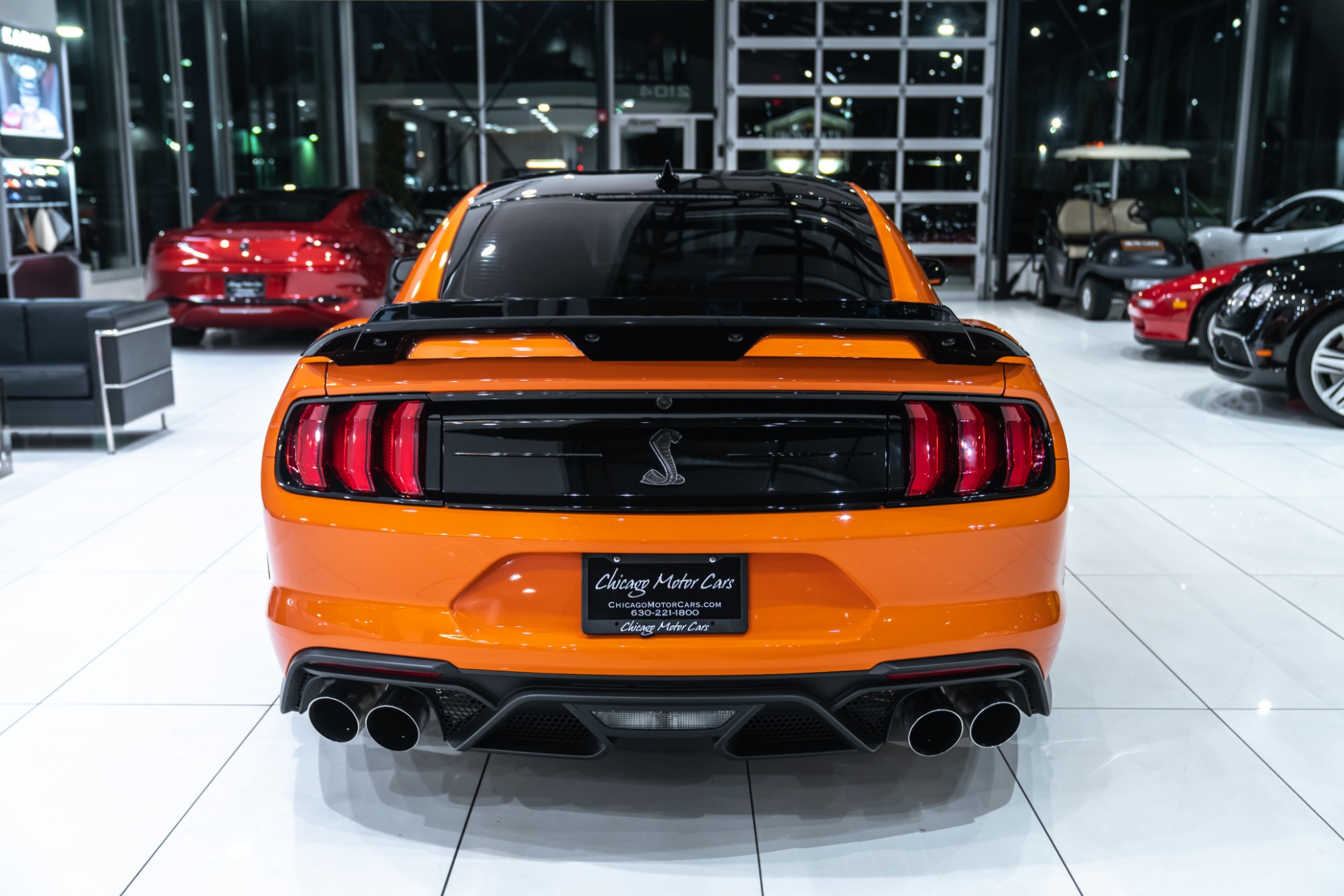 Used-2020-Ford-Mustang-Shelby-GT500-Coupe-Twister-Orange-Tech-Pkg-Handling-Pkg-Recaro-Seats