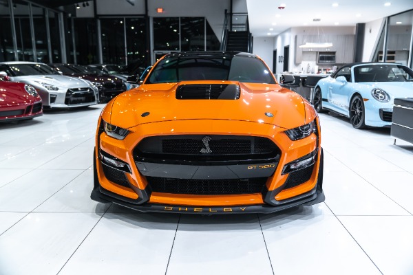 Used-2020-Ford-Mustang-Shelby-GT500-Coupe-Twister-Orange-Tech-Pkg-Handling-Pkg-Recaro-Seats