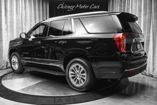 Used 2022 GMC Yukon SLT 4WD SUV LOW Miles! SLT Luxury Pkg! Onyx Black! 3-Row FULL Size! for sale Sold at Chicago Motor Cars in West Chicago IL 60185 3