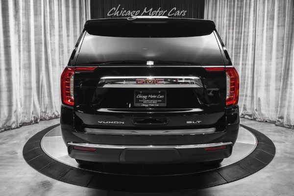 Used 2022 GMC Yukon SLT 4WD SUV LOW Miles! SLT Luxury Pkg! Onyx Black! 3-Row FULL Size! for sale Sold at Chicago Motor Cars in West Chicago IL 60185 4
