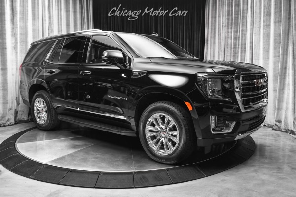 Used 2022 GMC Yukon SLT 4WD SUV LOW Miles! SLT Luxury Pkg! Onyx Black! 3-Row FULL Size! for sale Sold at Chicago Motor Cars in West Chicago IL 60185 6