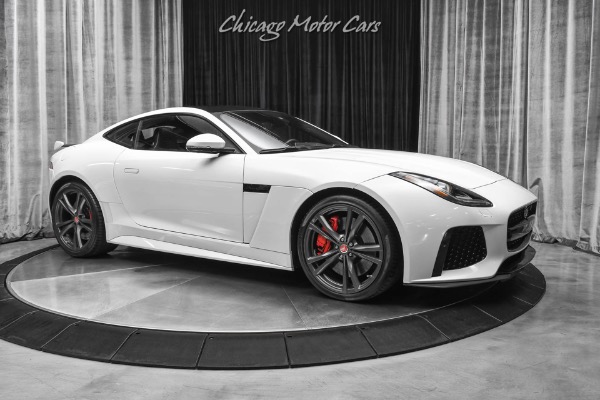 Used 2017 Jaguar F-TYPE SVR AWD Coupe! Extended Leather Pkg! Carbon Trim! Supercharged V8! for sale Sold at Chicago Motor Cars in West Chicago IL 60185 6