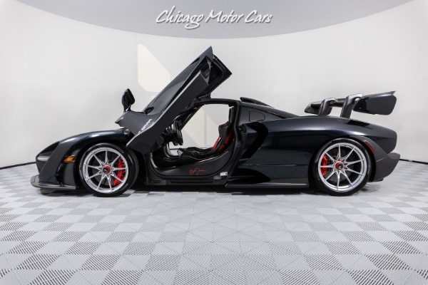Used 2019 McLaren Senna Coupe ONLY 553 Miles MSO Diamond Black! TONS of Carbon 35 OF 500 MADE! RARE for sale Sold at Chicago Motor Cars in West Chicago IL 60185 2