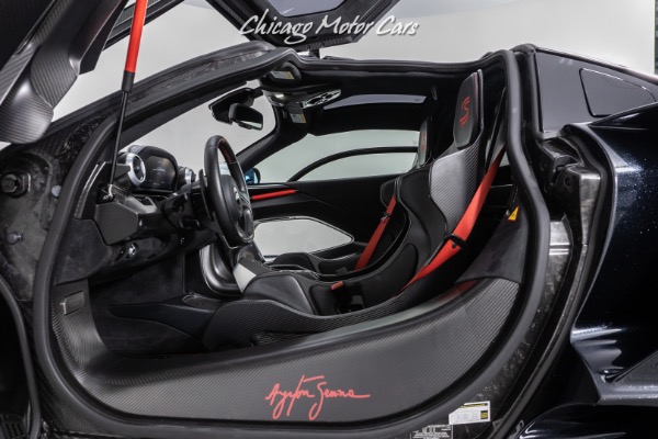 Used-2019-McLaren-Senna-Coupe-ONLY-553-Miles-MSO-Diamond-Black-TONS-of-Carbon-35-OF-500-MADE-RARE