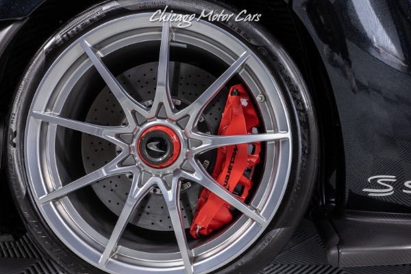 Used 2019 McLaren Senna Coupe ONLY 553 Miles MSO Diamond Black! TONS of Carbon 35 OF 500 MADE! RARE for sale Sold at Chicago Motor Cars in West Chicago IL 60185 5