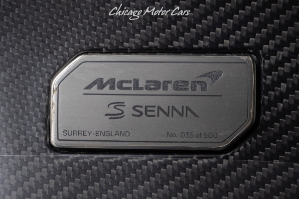 Used-2019-McLaren-Senna-Coupe-ONLY-553-Miles-MSO-Diamond-Black-TONS-of-Carbon-35-OF-500-MADE-RARE