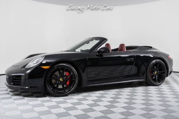 Used 2017 Porsche 911 Carrera 4S Convertible BORDEAUX RED INTERIOR! PREMIUM PACKAGE PLUS LOADED!! for sale Sold at Chicago Motor Cars in West Chicago IL 60185 1