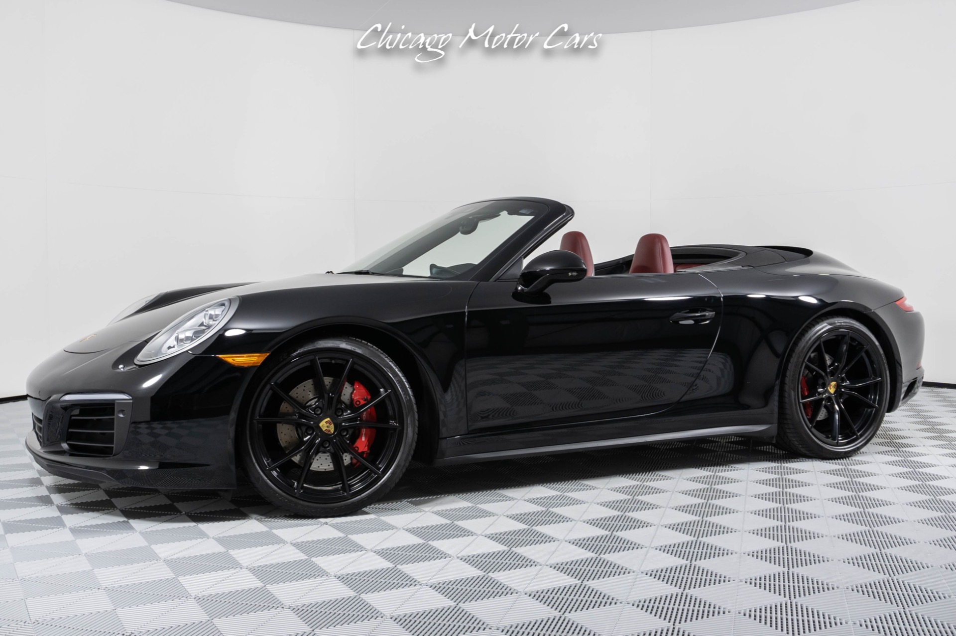 Used 2017 Porsche 911 Carrera 4S Convertible BORDEAUX RED INTERIOR! PREMIUM  PACKAGE PLUS LOADED!! For Sale (Special Pricing) | Chicago Motor Cars Stock  #HS154888-SC