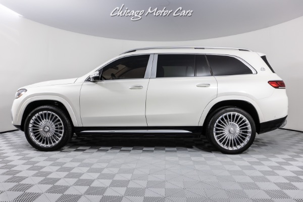 Used 2022 Mercedes-Benz GLS 600 Maybach 4MATIC MANUFAKTUR DIAMOND WHITE FINISH! RARE LUXURY SUV LOADED! for sale Sold at Chicago Motor Cars in West Chicago IL 60185 2