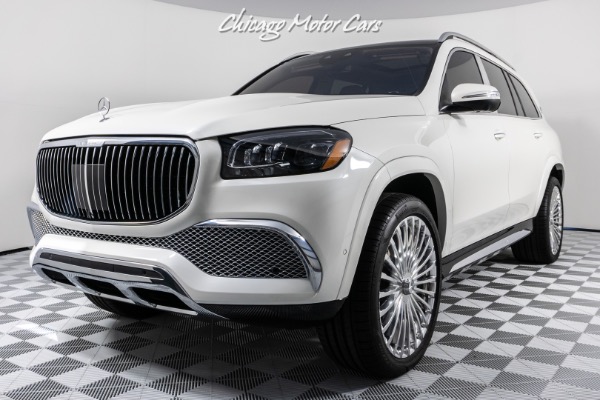 Used-2022-Mercedes-Benz-GLS-600-Maybach-4MATIC-MANUFAKTUR-DIAMOND-WHITE-FINISH-RARE-LUXURY-SUV-LOADED