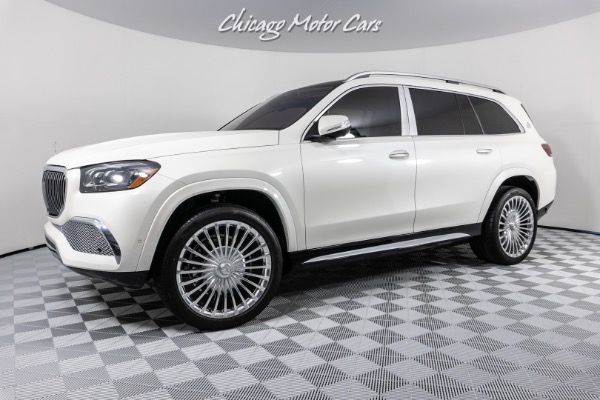 Used 2022 Mercedes-Benz GLS 600 Maybach 4MATIC MANUFAKTUR DIAMOND WHITE FINISH! RARE LUXURY SUV LOADED! for sale Sold at Chicago Motor Cars in West Chicago IL 60185 1