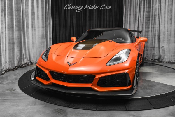Used 2019 Chevrolet Corvette ZR1 3ZR Coupe ZTK Performance Pkg! Sebring Orange Design Pkg! LOW Miles! for sale Sold at Chicago Motor Cars in West Chicago IL 60185 2