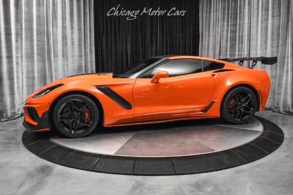 Used 2019 Chevrolet Corvette ZR1 3ZR Coupe ZTK Performance Pkg! Sebring Orange Design Pkg! LOW Miles! for sale Sold at Chicago Motor Cars in West Chicago IL 60185 1