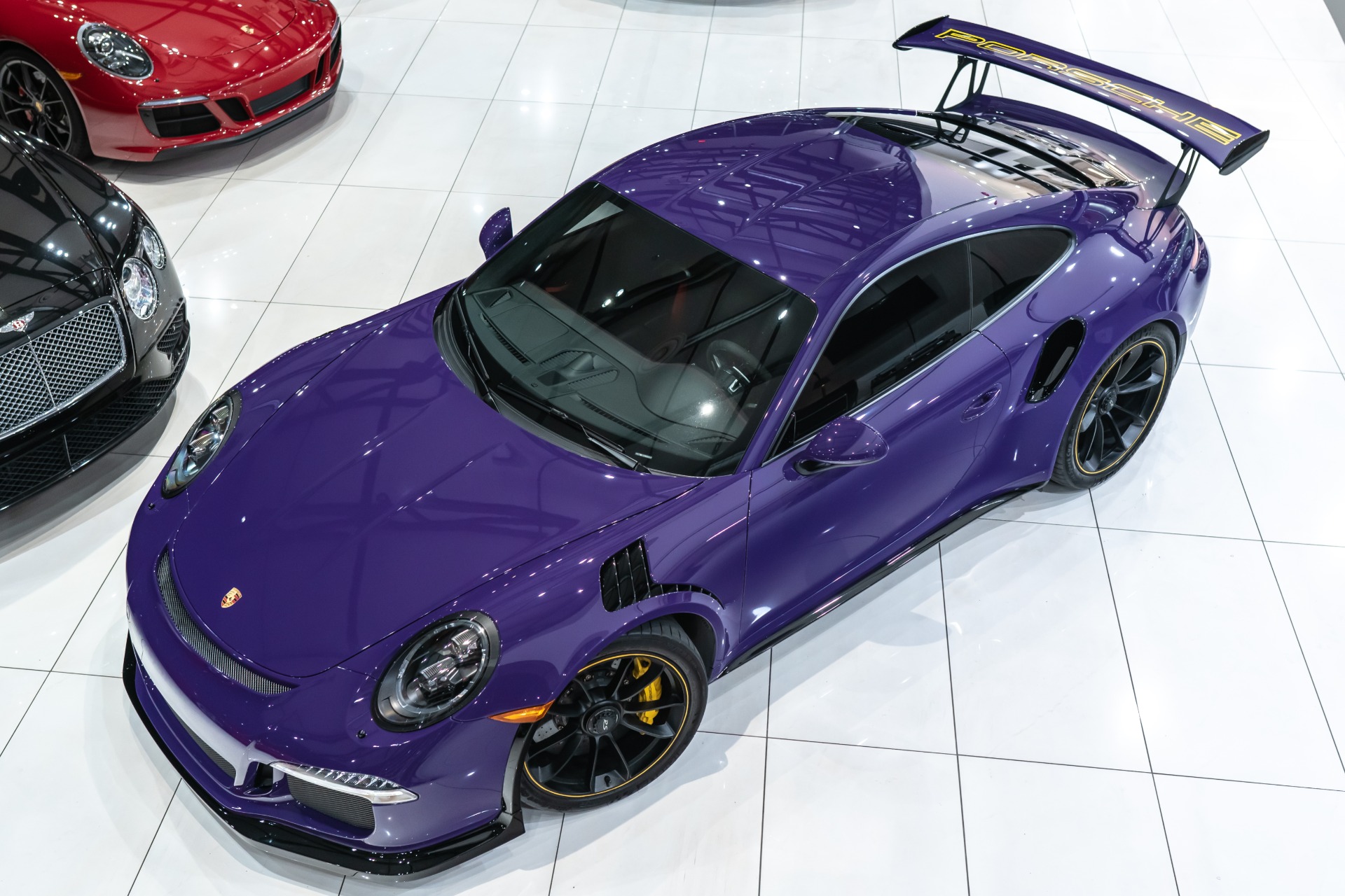 Used-2016-Porsche-911-GT3-RS-Coupe-Ultraviolet-LOW-Miles-PCCB-Shark-Werks-Exhaust-Front-PPF