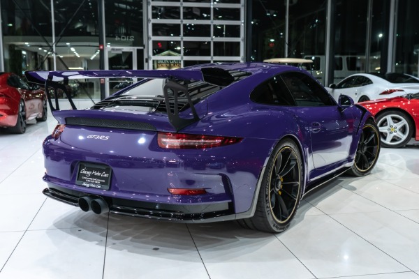 Used-2016-Porsche-911-GT3-RS-Coupe-Ultraviolet-LOW-Miles-PCCB-Shark-Werks-Exhaust-Front-PPF