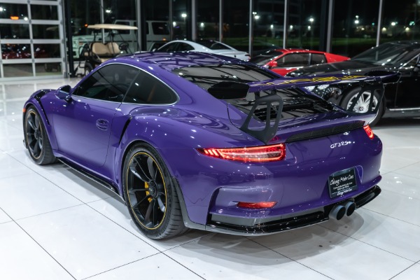 Used-2016-Porsche-911-GT3-RS-Coupe-Ultraviolet-LOW-Miles-PCCB-Shark-Werks-Exhaust-Front-PPF