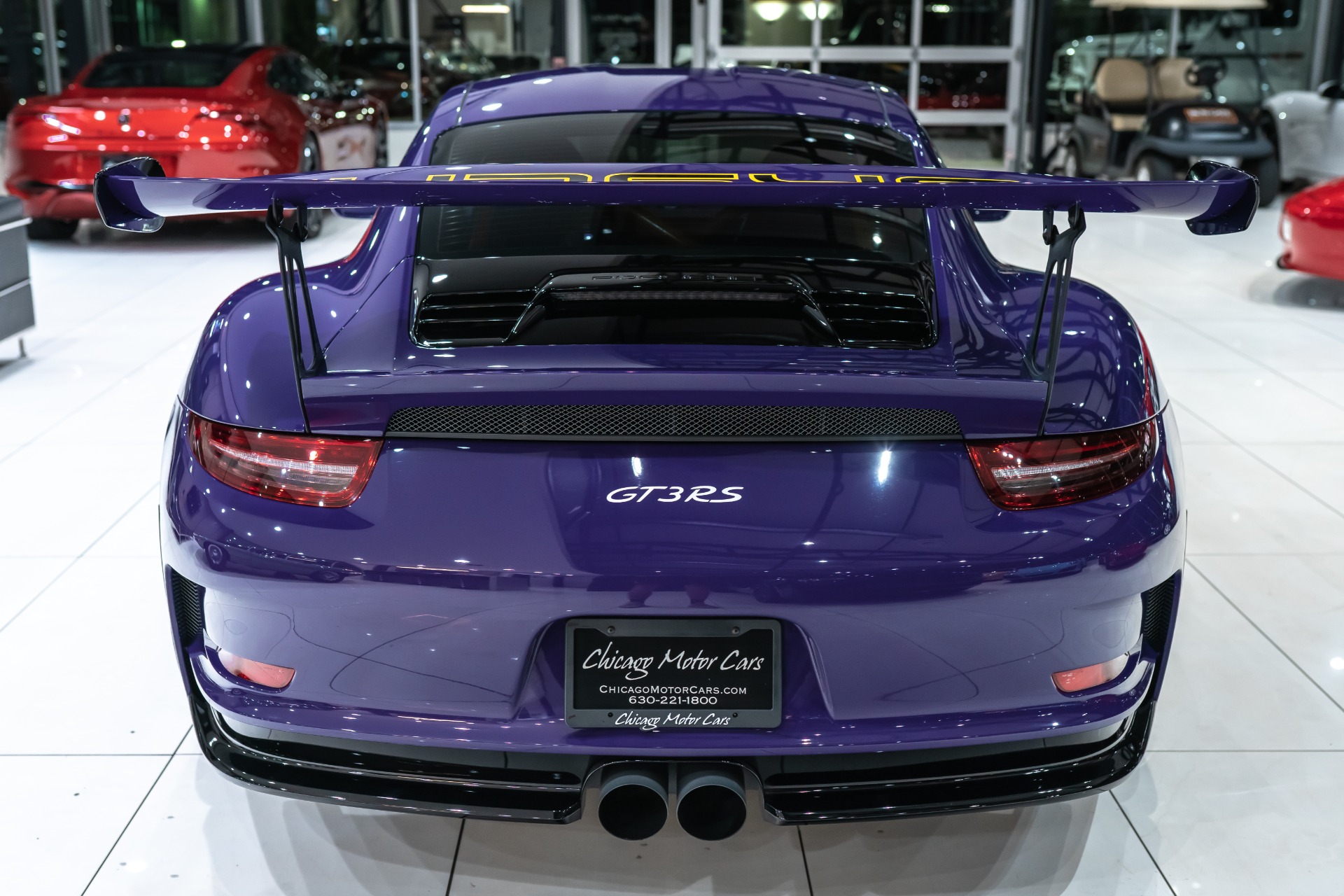 Used-2016-Porsche-911-GT3-RS-Coupe-Ultraviolet-LOW-Miles-PCCB-Shark-Werks-Exhaust-Front-PPF