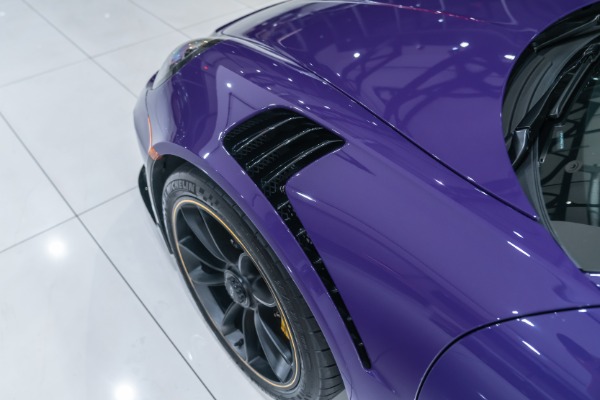 Used-2016-Porsche-911-GT3-RS-Coupe-Ultraviolet-LOW-Miles-PCCB-Shark-Werks-Exhaust-Front-PPF