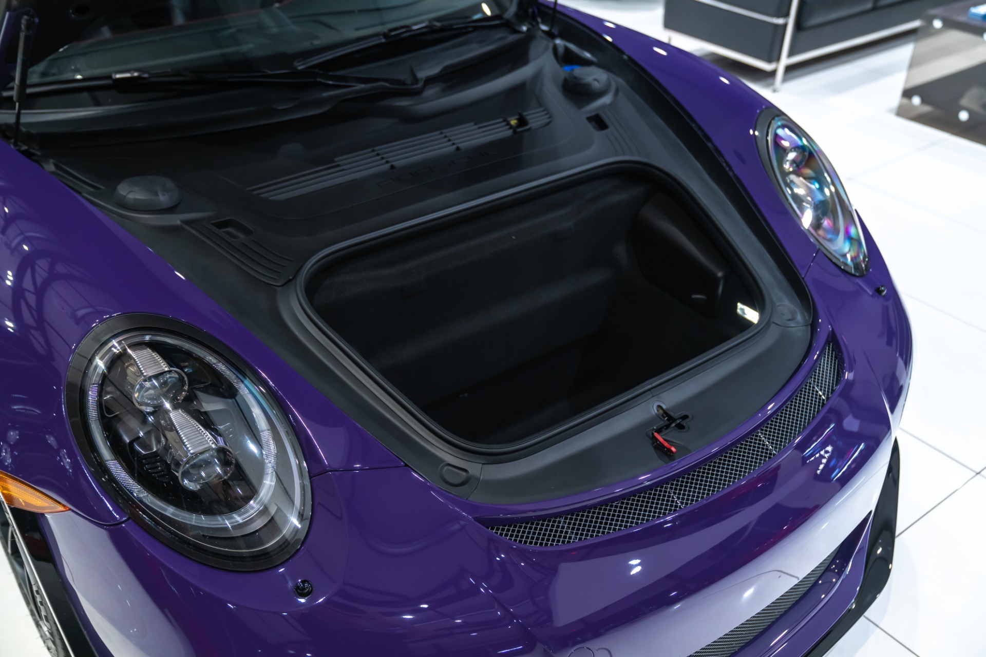 Used-2016-Porsche-911-GT3-RS-Coupe-Ultraviolet-LOW-Miles-PCCB-Shark-Werks-Exhaust-Front-PPF