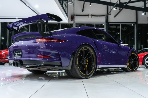 Used-2016-Porsche-911-GT3-RS-Coupe-Ultraviolet-LOW-Miles-PCCB-Shark-Werks-Exhaust-Front-PPF