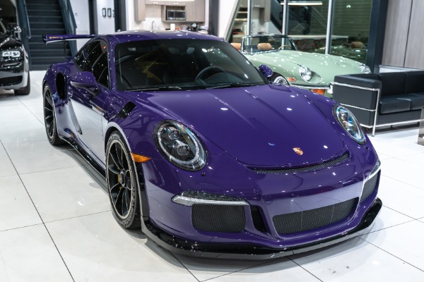 Used-2016-Porsche-911-GT3-RS-Coupe-Ultraviolet-LOW-Miles-PCCB-Shark-Werks-Exhaust-Front-PPF