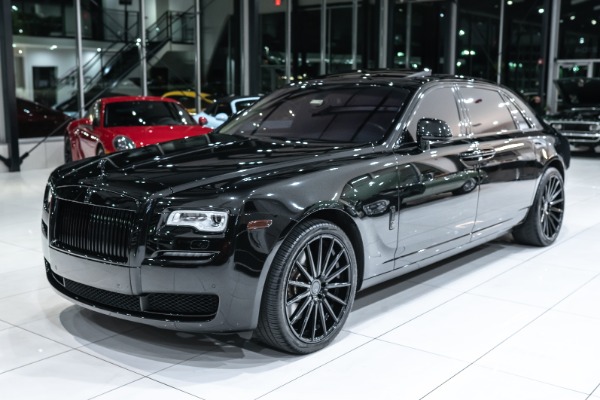 Used-2015-Rolls-Royce-Ghost-Extended-Wheelbase-Diamond-Black-on-Black-Vossen-Wheels-LOADED