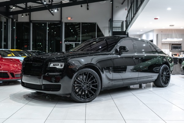 Used-2015-Rolls-Royce-Ghost-Extended-Wheelbase-Diamond-Black-on-Black-Vossen-Wheels-LOADED