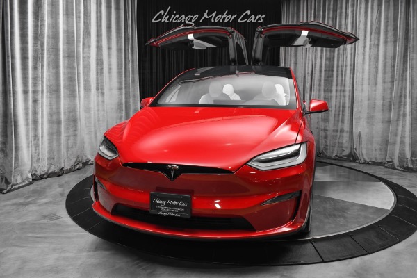 Used 2022 Tesla Model X Plaid SUV FULL Self Driving ONLY 3,900 Miles! Stunning Spec! EVERY OPTION! for sale Sold at Chicago Motor Cars in West Chicago IL 60185 2