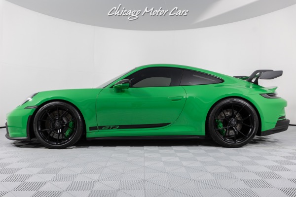 Used 2022 Porsche 911 GT3 PYTHON GREEN! CARBON FIBER ROOF NEW GENERATION 992 LOADED!! for sale Sold at Chicago Motor Cars in West Chicago IL 60185 2