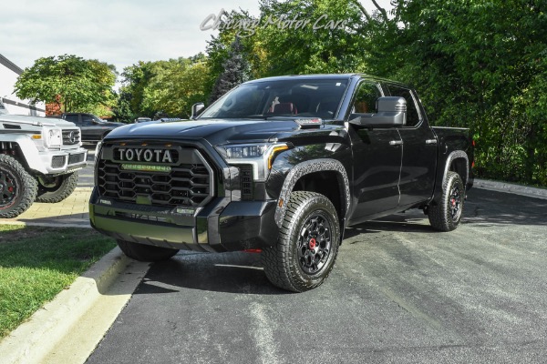 Used 2022 Toyota Tundra TRD Pro HV 4X4 Pickup ONLY 403 Miles! Pro Tow Pkg! PPF! LOADED! LIKE-NEW! for sale Sold at Chicago Motor Cars in West Chicago IL 60185 2