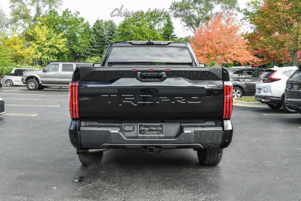 Used 2022 Toyota Tundra TRD Pro HV 4X4 Pickup ONLY 403 Miles! Pro Tow Pkg! PPF! LOADED! LIKE-NEW! for sale Sold at Chicago Motor Cars in West Chicago IL 60185 4