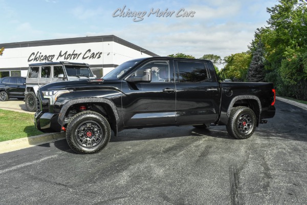 Used 2022 Toyota Tundra TRD Pro HV 4X4 Pickup ONLY 403 Miles! Pro Tow Pkg! PPF! LOADED! LIKE-NEW! for sale Sold at Chicago Motor Cars in West Chicago IL 60185 1