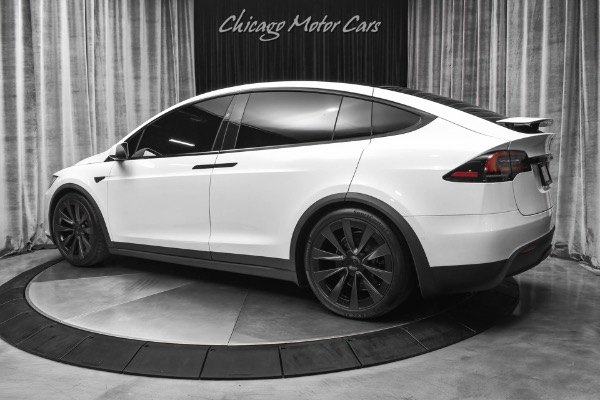 Used 2022 Tesla Model X Plaid SUV Pearl White! Only 7k Miles! Autopilot! Turbine Wheels! 6-Seater! for sale Sold at Chicago Motor Cars in West Chicago IL 60185 3