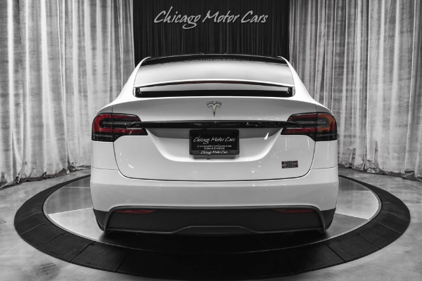 Used 2022 Tesla Model X Plaid SUV Pearl White! Only 7k Miles! Autopilot! Turbine Wheels! 6-Seater! for sale Sold at Chicago Motor Cars in West Chicago IL 60185 4