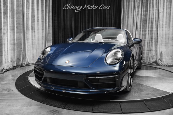 Used 2021 Porsche 911 Targa 4S Convertible PTS Night Blue Metallic! MANUAL! LOADED for sale Sold at Chicago Motor Cars in West Chicago IL 60185 2