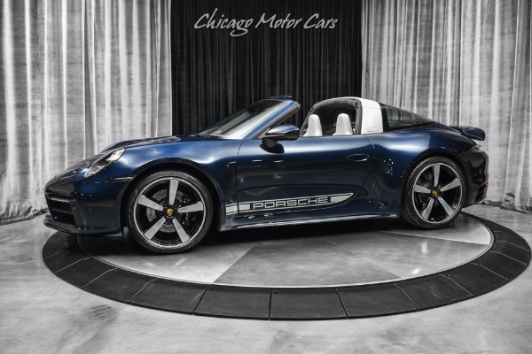 Used 2021 Porsche 911 Targa 4S Convertible PTS Night Blue Metallic! MANUAL! LOADED for sale Sold at Chicago Motor Cars in West Chicago IL 60185 1