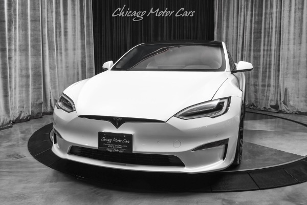 Used 2021 Tesla Model S Plaid! LOW Miles! VOSSEN Wheels! FULL Front XPEL PPF! Autopilot! for sale Sold at Chicago Motor Cars in West Chicago IL 60185 2
