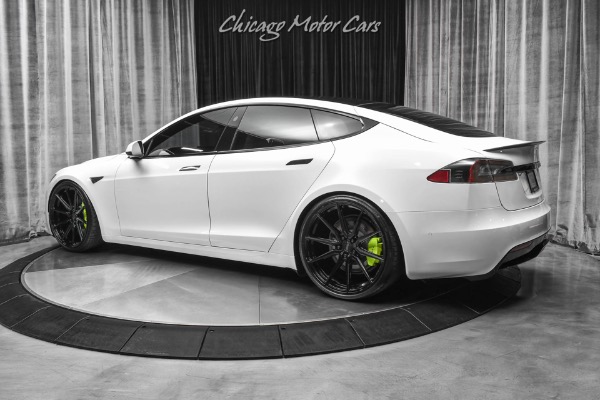 Used 2021 Tesla Model S Plaid! LOW Miles! VOSSEN Wheels! FULL Front XPEL PPF! Autopilot! for sale Sold at Chicago Motor Cars in West Chicago IL 60185 3