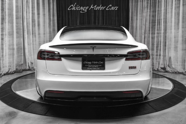 Used 2021 Tesla Model S Plaid! LOW Miles! VOSSEN Wheels! FULL Front XPEL PPF! Autopilot! for sale Sold at Chicago Motor Cars in West Chicago IL 60185 4