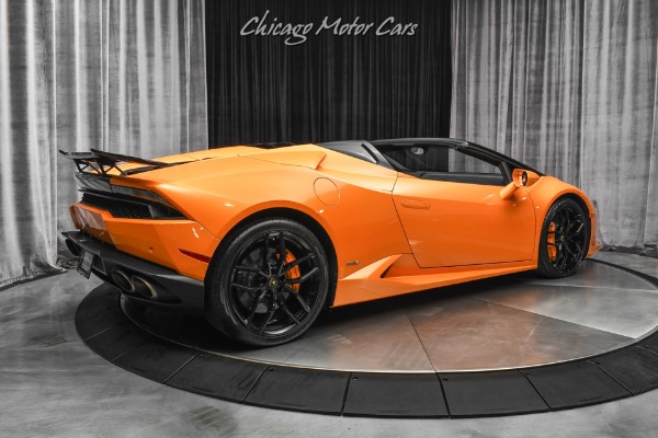 Used 2017 Lamborghini Huracan LP610-4 Spyder VF SUPERCHARGED! Arancio Borealis! Front Lift! Front PPF! for sale Sold at Chicago Motor Cars in West Chicago IL 60185 5