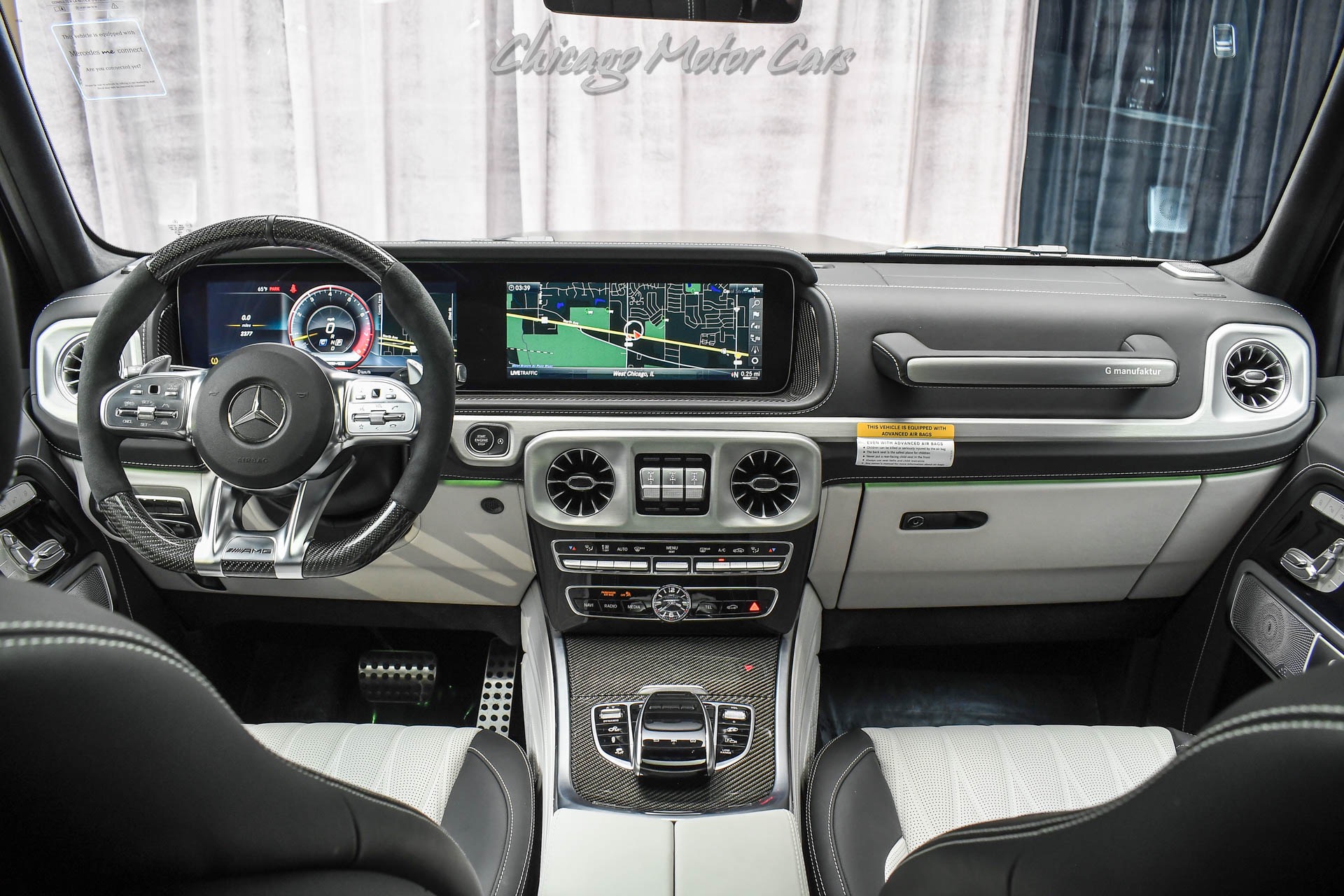 Used-2021-Mercedes-Benz-G63-AMG-4Matic-SUV-2k-Miles-G-Manufaktur-Interior-Matte-Paint-Carbon-Fiber