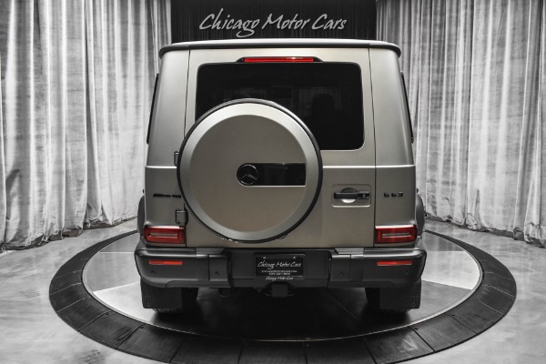 Used 2021 Mercedes-Benz G63 AMG 4Matic SUV 2k Miles G Manufaktur Interior! Matte Paint! Carbon Fiber for sale Sold at Chicago Motor Cars in West Chicago IL 60185 4