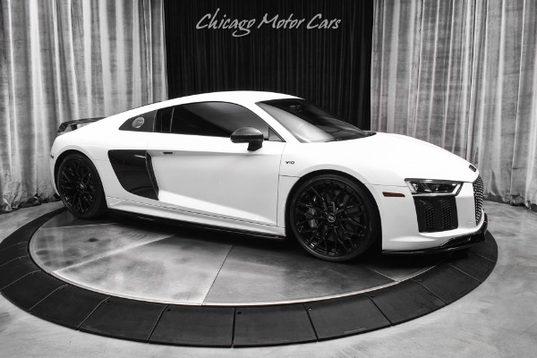 Used 2017 Audi R8 5.2 V10 Plus Quattro Red Diamond Stitch Package! Milltek Exhaust! Carbon Fiber! Full Maxton Aero for sale Sold at Chicago Motor Cars in West Chicago IL 60185 6